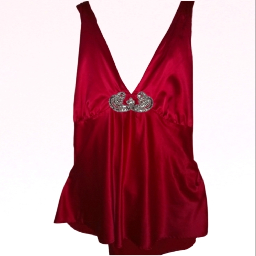 Y2K Silk Halter Top